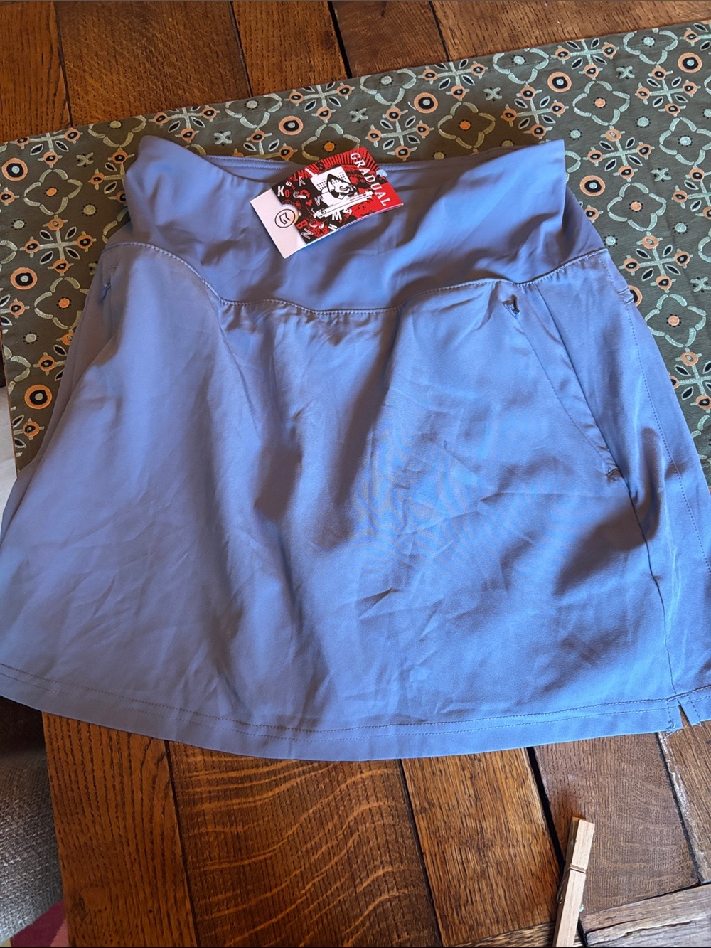 Active A-line Skirt in Lavender Blue - Performance Womens Skirt